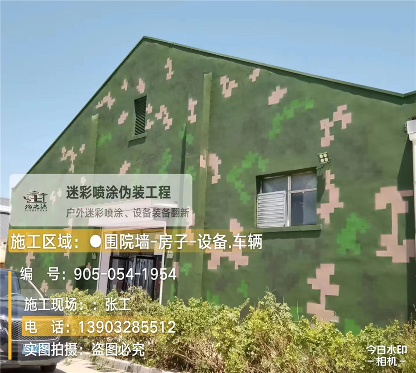 无锡外墙数码迷彩漆施工报价清单（100㎡标准墙面测算）